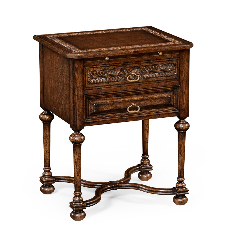 Sherwood Oak 24'' W Solid Wood Console Table