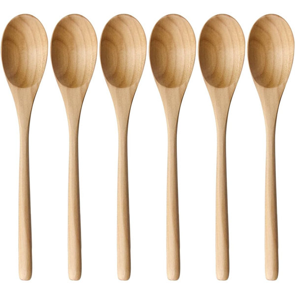 7pcs, Wooden Spoons And Spatula Set For Cooking, Kitchen Utensils Set,  Wooden Utensils For Cooking, Wooden Spatula Set, Handmade Wooden Spoon Set,  Kit