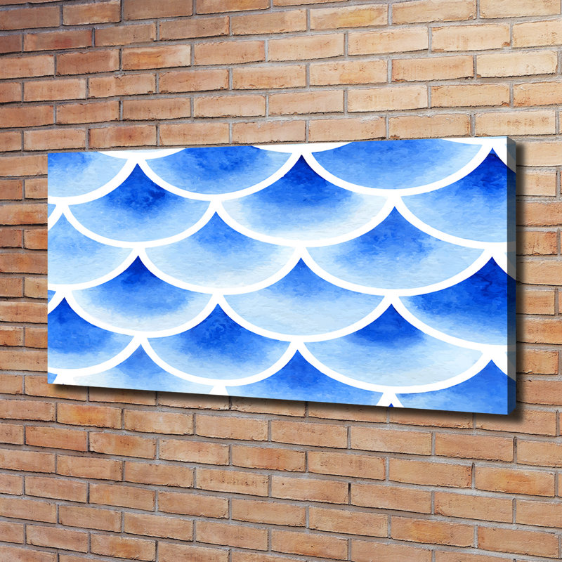Fish Scales - Wrapped Canvas Print