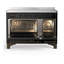 Cuisinière à induction de 48 pouces avec 6 éléments à induction en noir brillant (garniture brunie) Majestic III Series-124828836-124828837