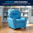 Contemporary Kids Recliner with Cup Holder-56801095
