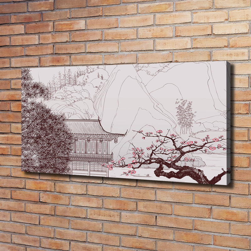 Chinese Landscape - Wrapped Canvas Print