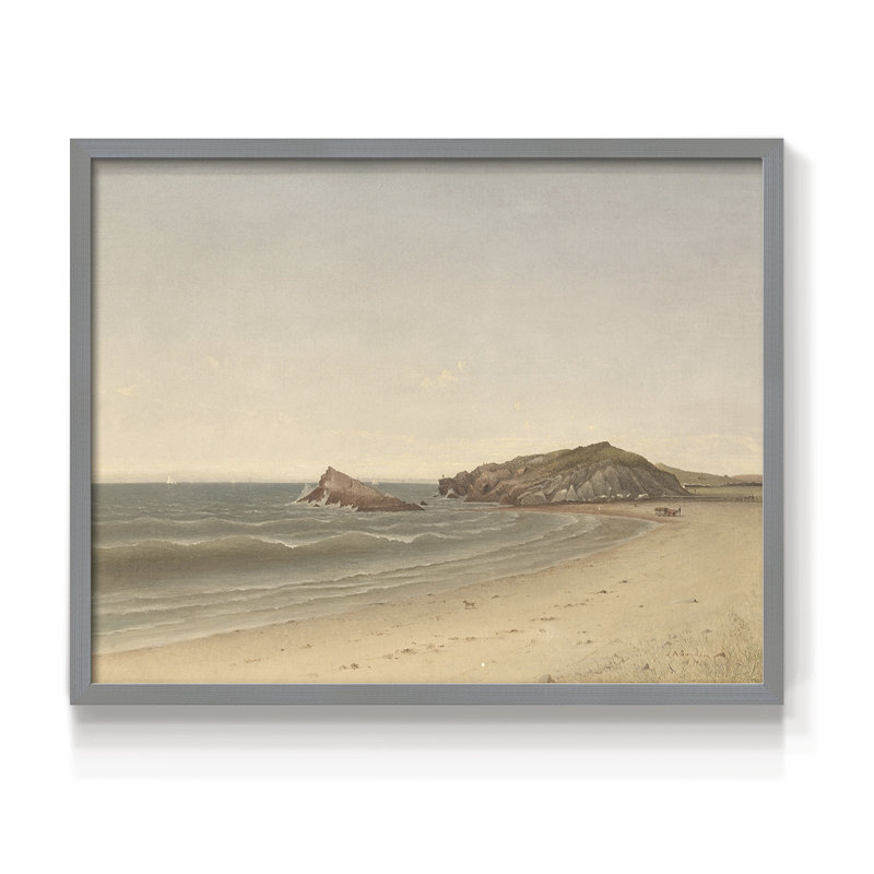 Paysages rétro-CDL-reproduction encadrée, Gris, H 22 po x l 28 po