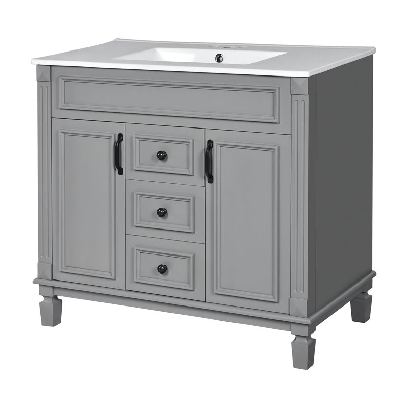 Meuble-lavabo 36 po avec lavabo supérieur