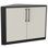 Armoire de coin Blackstone pour l'extérieur avec portes doubles et tablettes intérieures