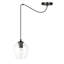 Cadfan 1 - Light Black Single Pendant-710095801