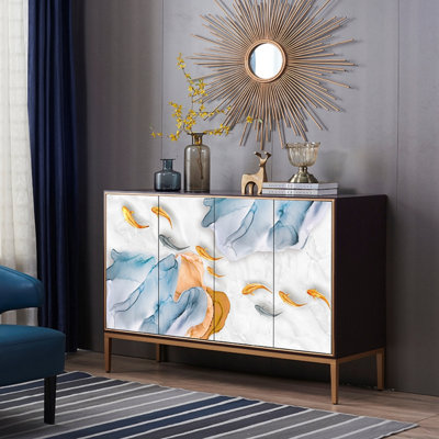 Light Luxury Style Porch Cabinet 59.1'' Sideboard
