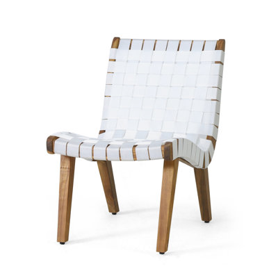 Ensemble de chaise longue d'extérieur avec tissage en corde et motif tout en courbes