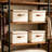 4 Pack Storage Bins with Lids, Collapsible Closet Organizer Container, Fabric Organizer Box with Handles, Decorative Storage Boxes-1037393556