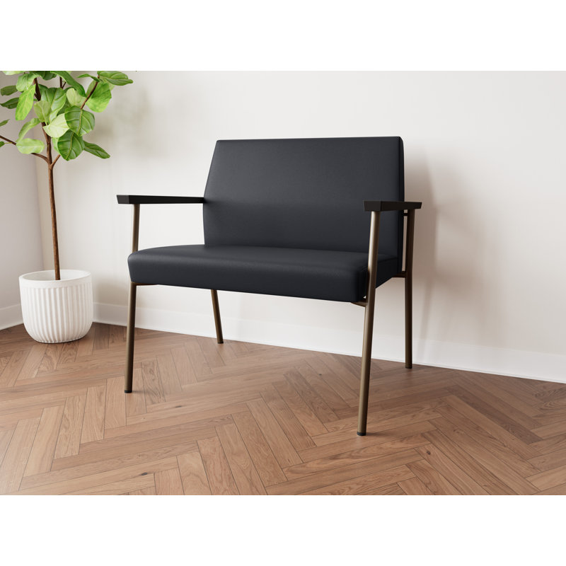 Lesro Chaise de bureau Mystic, Bronze, Noir Modena