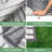 Outdoor Waterproof Mat, Recycled P.E.T Grey/ White Rug-396920087-396920089