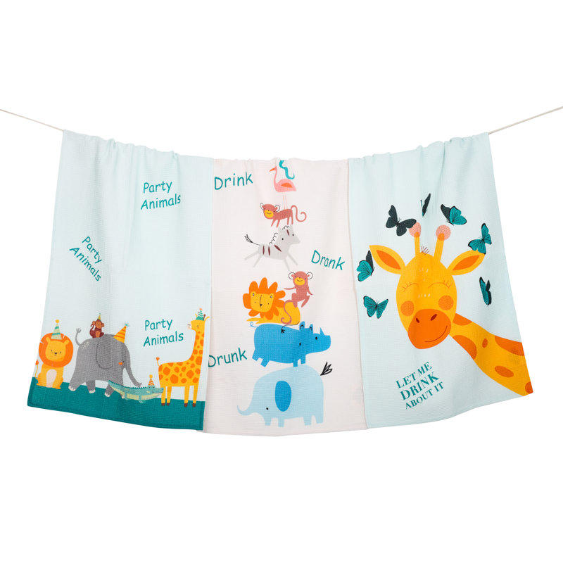 Party Animals Kitchen Towel Set