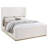 Marlin Upholstered Queen Sleigh Bed Cream-94654445