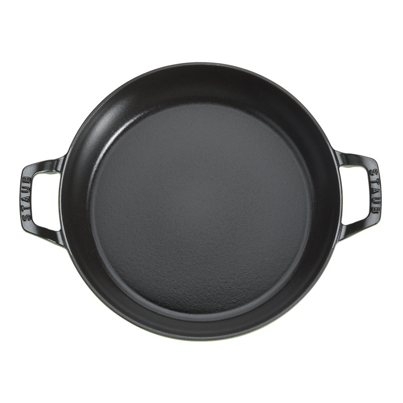 Staub Cast Iron 3.5-Qt Braiser With Glass Lid - Basil, Pistachio