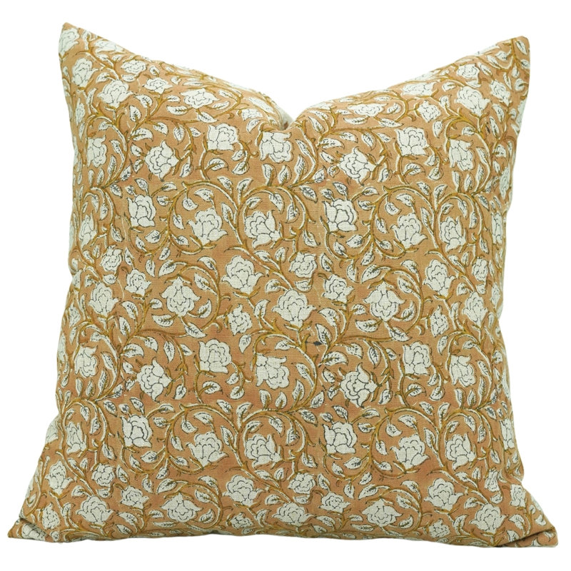 Housse de coussin en lin Hand Fabred, H 20 po x l 14 po