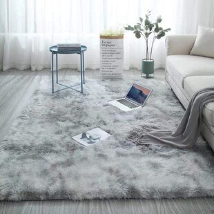 Super Soft Area Rug Fluffy High Pile Cosy Luxurious Touch In Solid Black