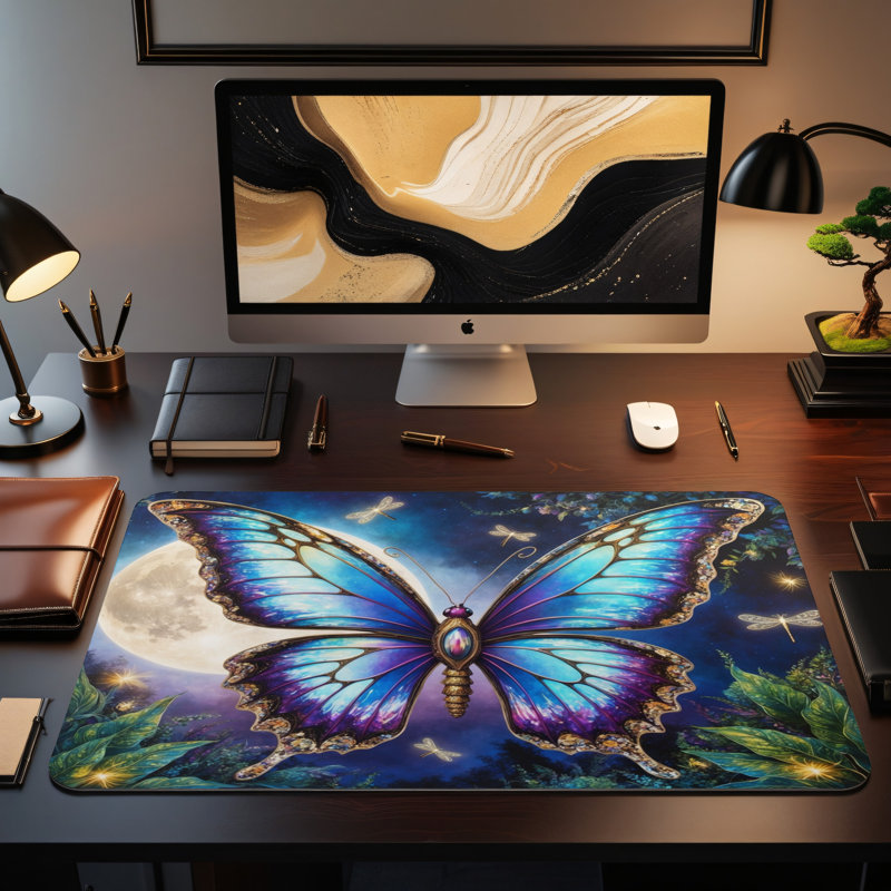 Polyester Desk Pad, 14.4x12.1
