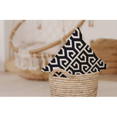 Geometric Outdoor Reversible Throw Pillow