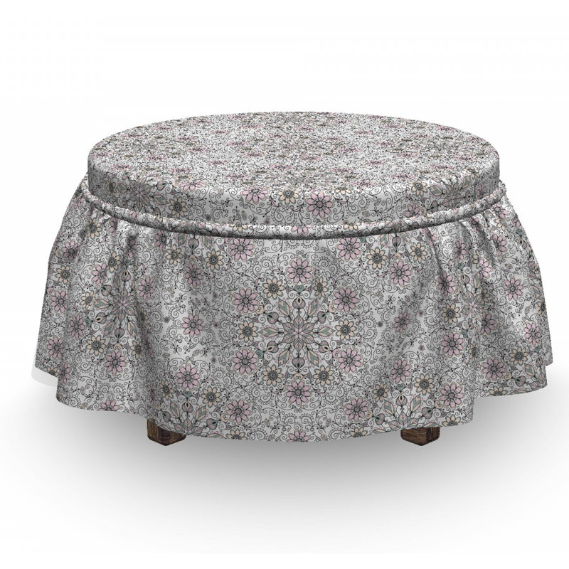 Box Cushion Ottoman Slipcover