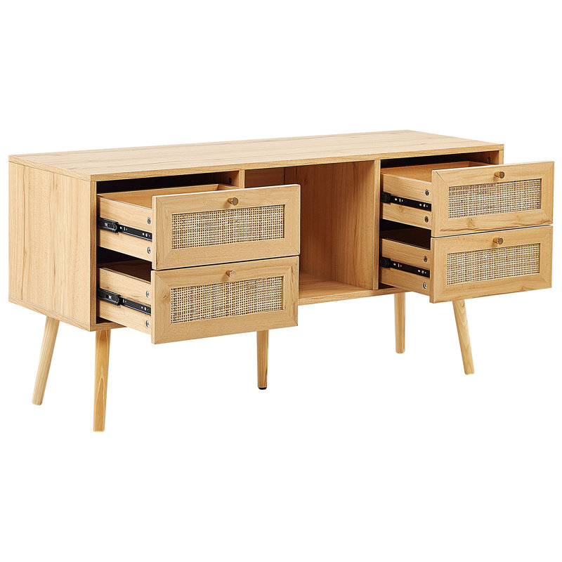 Jemnice Unfinished TV Stand for TVs up to 48"