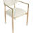 Riccio Performance Fabric Upholstered Dining Arm Chair-992955093-992955089