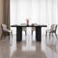 Ensemble de table de salle à manger rectangulaire moderne 62,99 "avec 4 chaises pour la cuisine, le bar et le salon-590484768-590484771