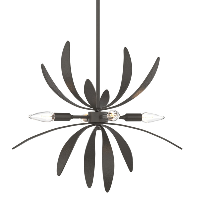 Dahlia 4 - Light Sputnik Chandelier, Dark Smoke
