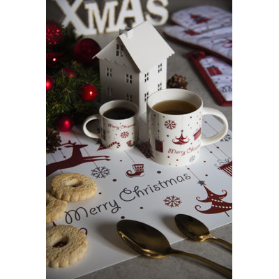 Merry Christmas Christmas Rectangle Placemat