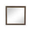 Miroir, aucun assemblage requis, finition noyer sablé