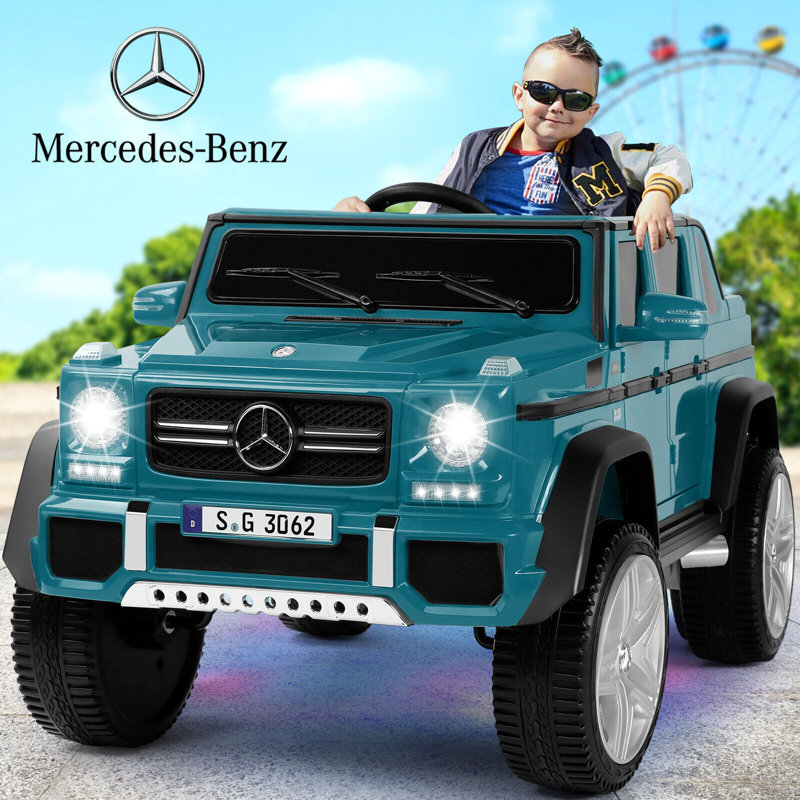 cosvalve All-Terrain Vehicles Battery Powered Ride on Toy with Remote Control, Peacock Blue
