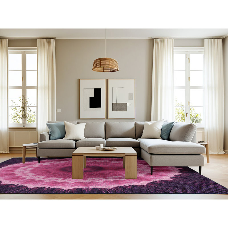 Floral Indoor Rug, Rectangle 8' x 12'