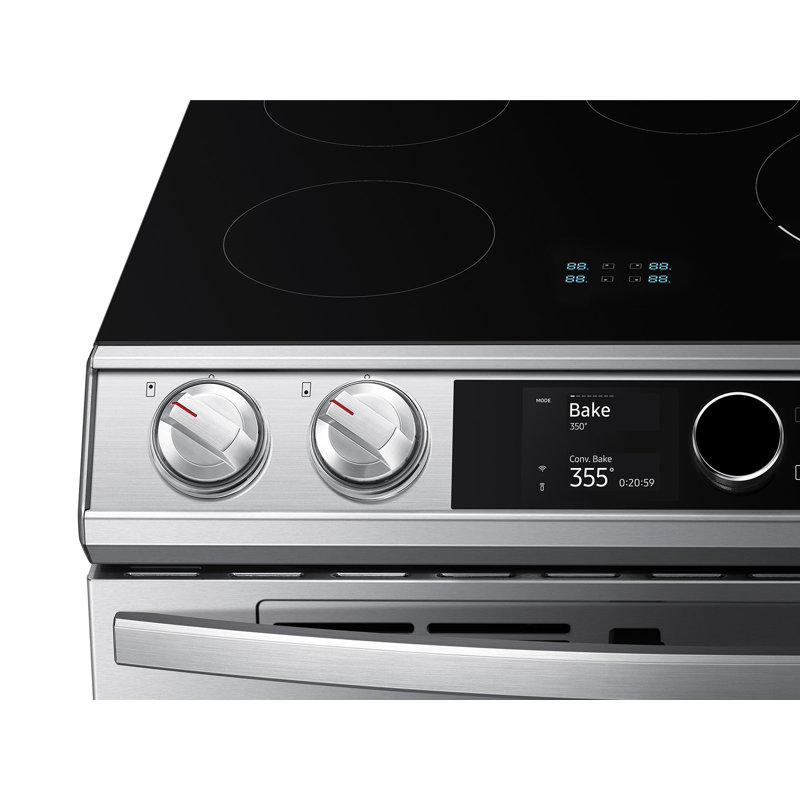 6.3 cu. ft. Smart Slide-in Induction Range with Flex Duo™, Smart Dial & Air Fry, Stainless Steel