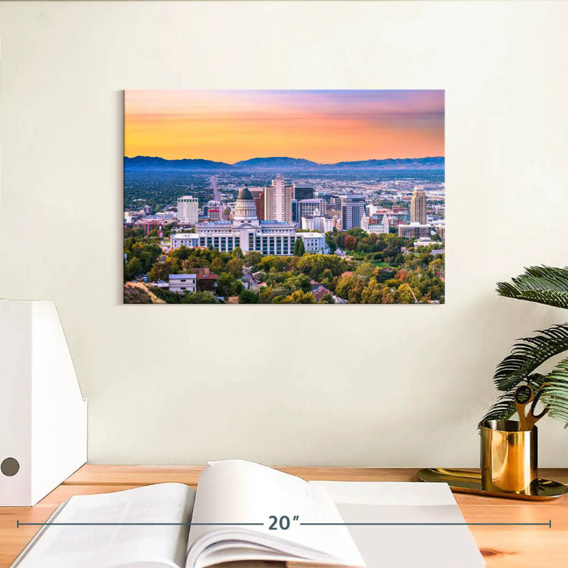 Paysage de Nicci Salt Lake City, H 8 po x l 12 po
