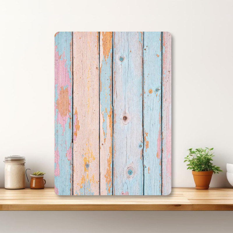 Flourish Tempered Glass Cutting Board, 7.9 x 11.8 inches | 100% Antibacterial, Easy-Clean Surface, Non-Slip Silicone Feet | Perfect for Food Prep & Serving, Durable & Stylish Kitchen Essential, Not Dishwasher Safe