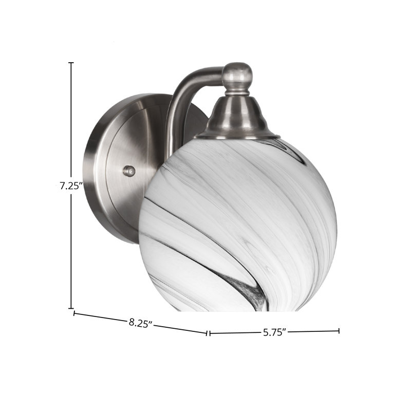 Ahern 1-Light Wall Sconce, Brushed Nickel