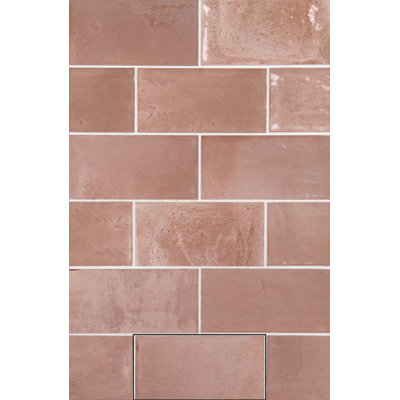 Cascade 3" x 6" Ceramic Brick Look Wall Tile