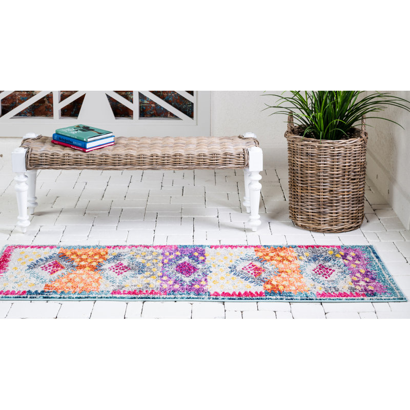 Jahanna Washable Abstract Indoor Rug, Runner 2' x 6'9"