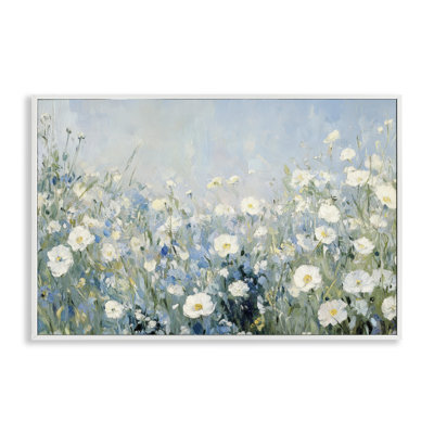 Meadow Foliage Dream Framed Giclee, design by Petal Prints Design