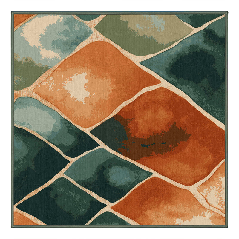 Nature's Flow Rug, Square 3'