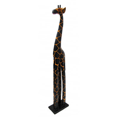 Statue girafe en bois Dolors