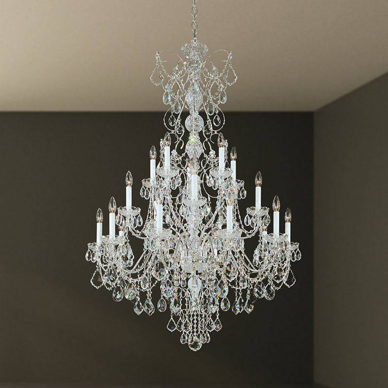 Century 20 - Light Chandelier, Polished Silver