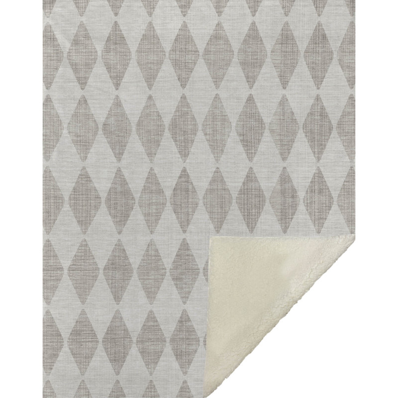 Jeté en sherpa Addison ASB578, Beige