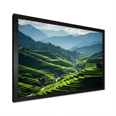 «Vietnamien riz terrasse» sur toile