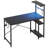 Nedyo 44'' W Computer Desk with RGB LED Lights & Reversible Storage Shelves,Home Office Desk with Hooks, CPU Stand,Cup Holder and Cloud Magnets，Gaming Desk.-1972246601-1972246600