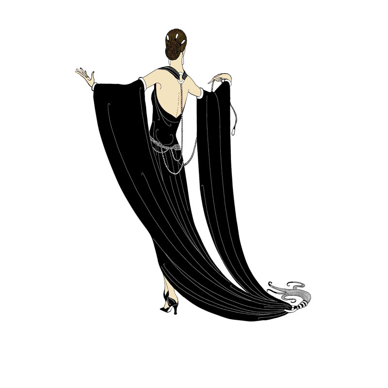 Femmes sophistiquées III, H 30 po x l 20 po