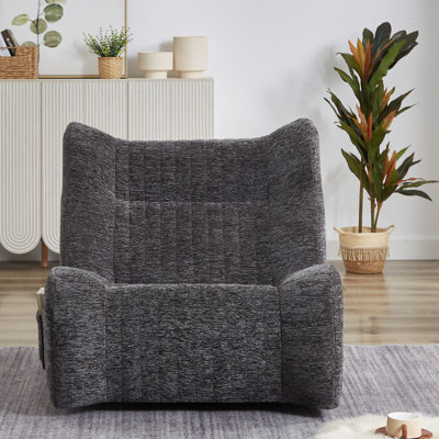 Fauteuil à billes pour adultes avec accoudoirs - Fauteuil d'appoint surdimensionné et confortable pour salon, chambre à coucher