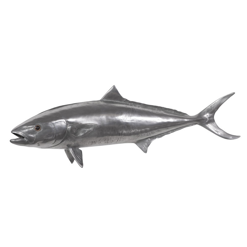 Animals Yellow Tailed Wall Décor, Dark Gray