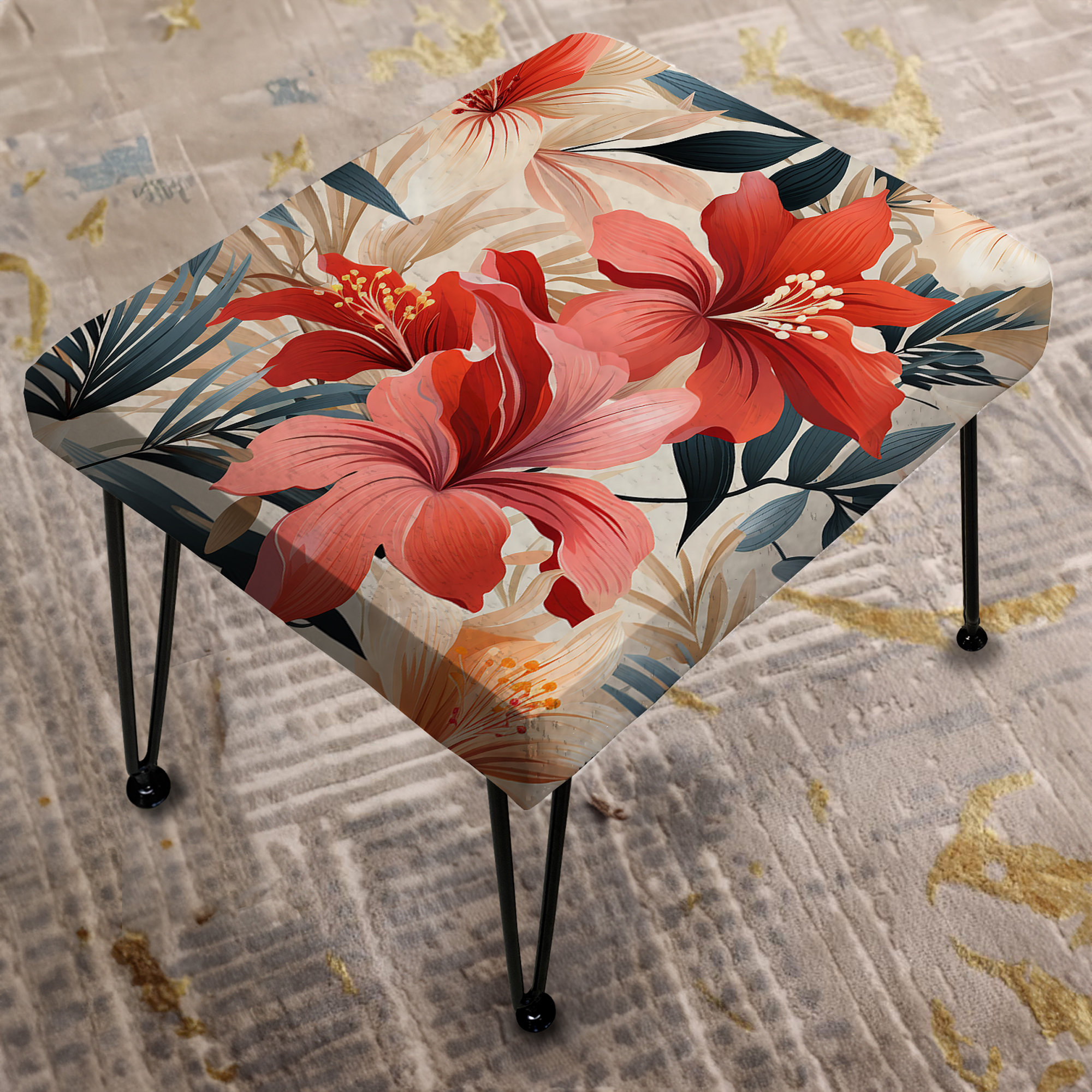 Tropical Patterns. Rectangular Design Art Tropical Whisper Tropical Pattern II - Tropical Rectangle ...