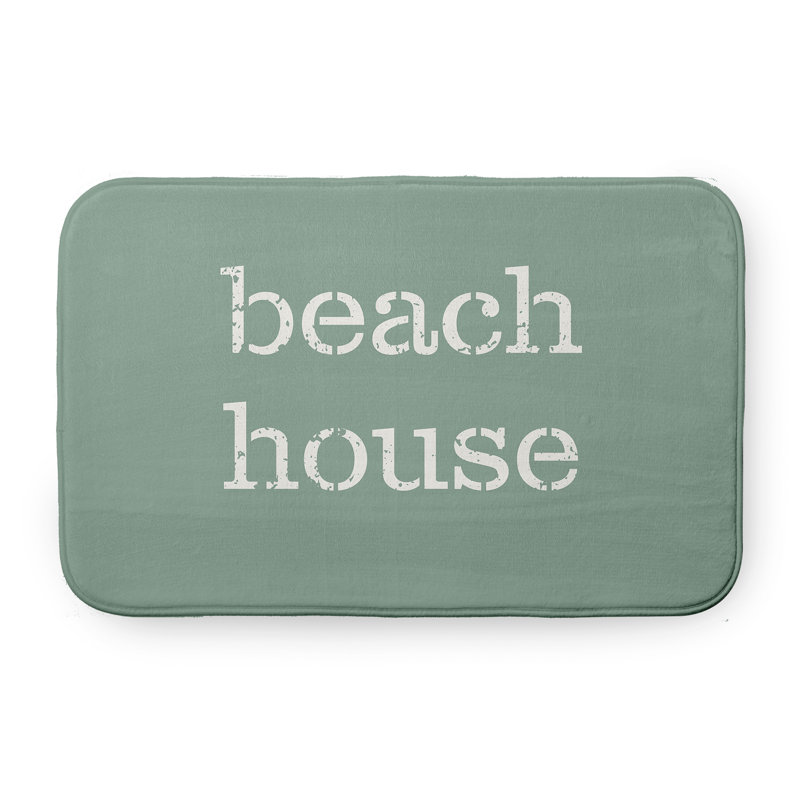 Tapis de bain Beach, L 21 po x L 34 po, Vert