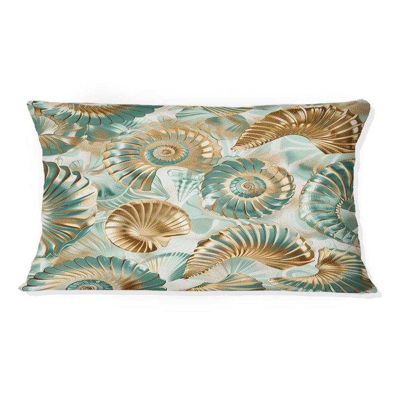 Coussin Gold Green Coastal II - Coastal